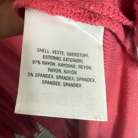 ANTHROPOLOGIE AKEMI + KIN Women's MED LARGE Capa Flutter Sleeve V Neck Top - Picture 8 of 15